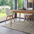 Wollteppich Natur | Reine Schur-Wolle Handweb Teppich im Skandinavischen Design | Grau Meliert